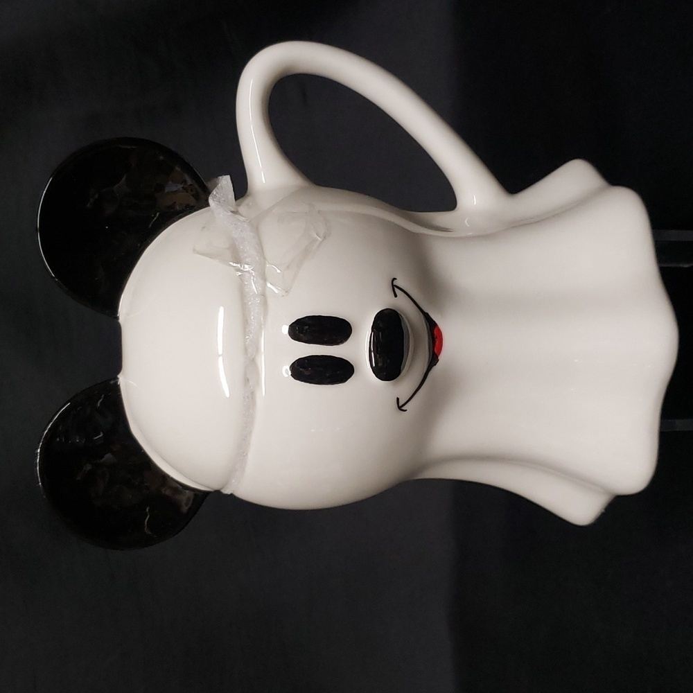 Disney Zrike Mickey Mouse Ghost Lidded Halloween Mug